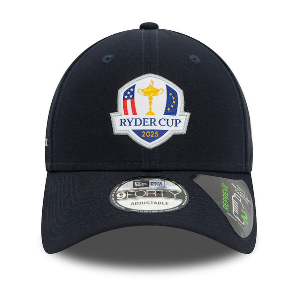 2025 Ryder Cup New Era 9FORTY Cap Navy The Official European Ryder