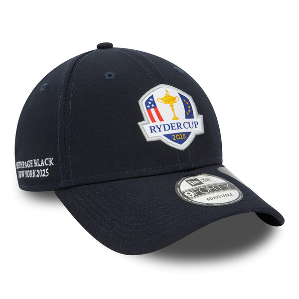 2025 Ryder Cup New Era 9FORTY Cap Navy The Official European Ryder