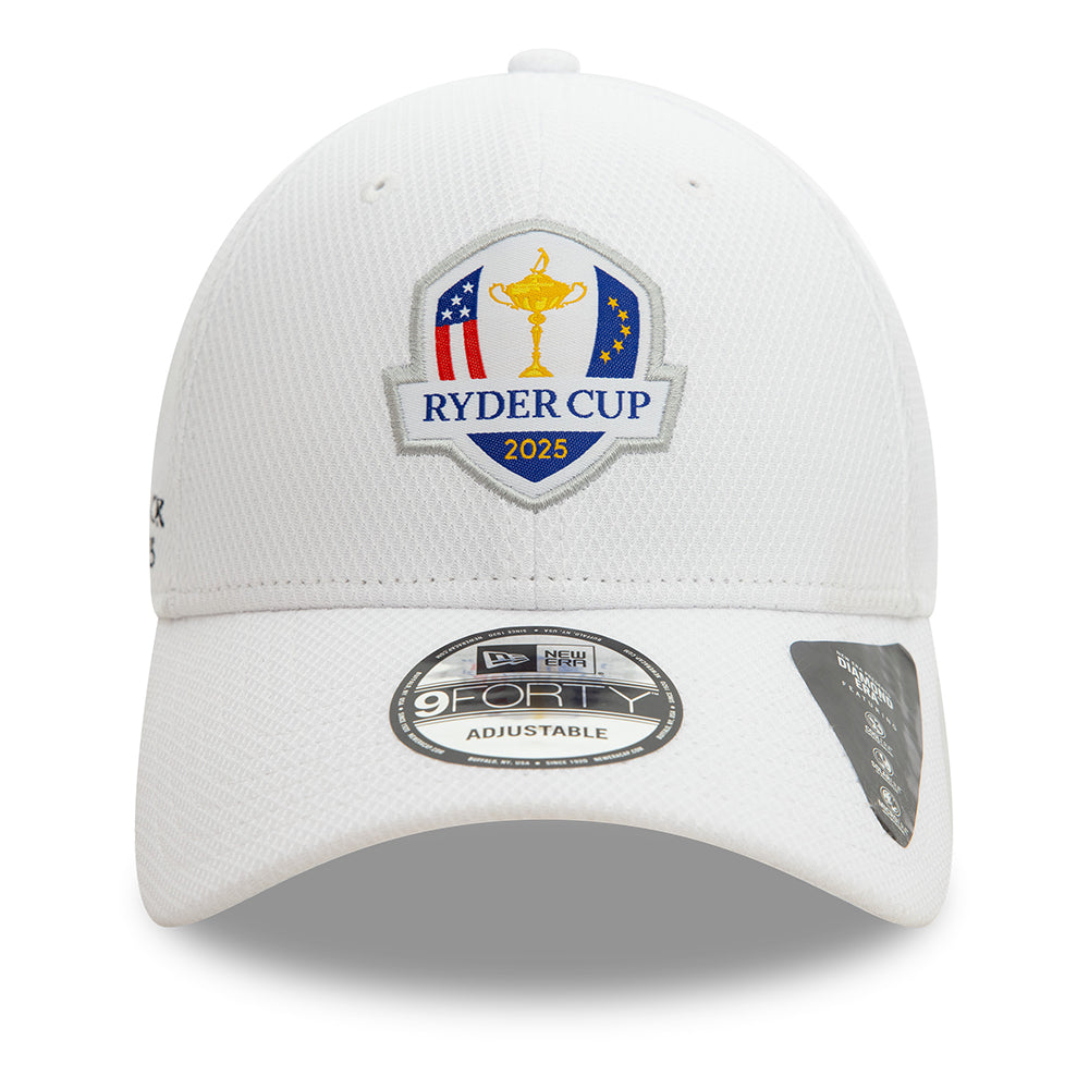 2025 Ryder Cup New Era 9FORTY Cap White Front