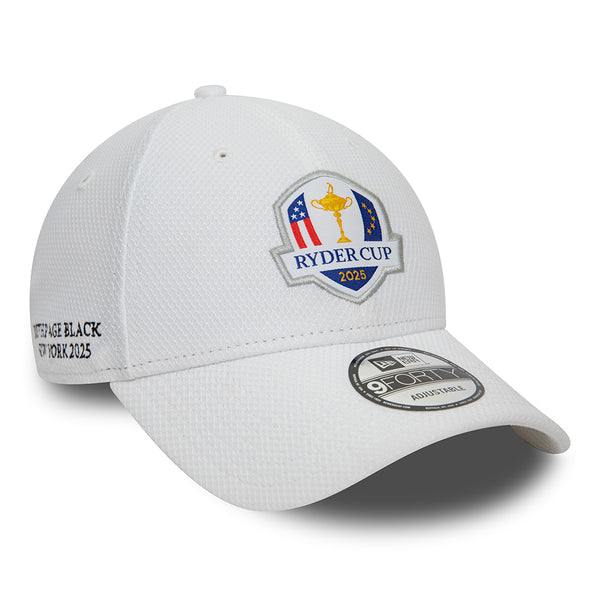 2025 Ryder Cup New Era 9FORTY Cap White The Official European Ryder