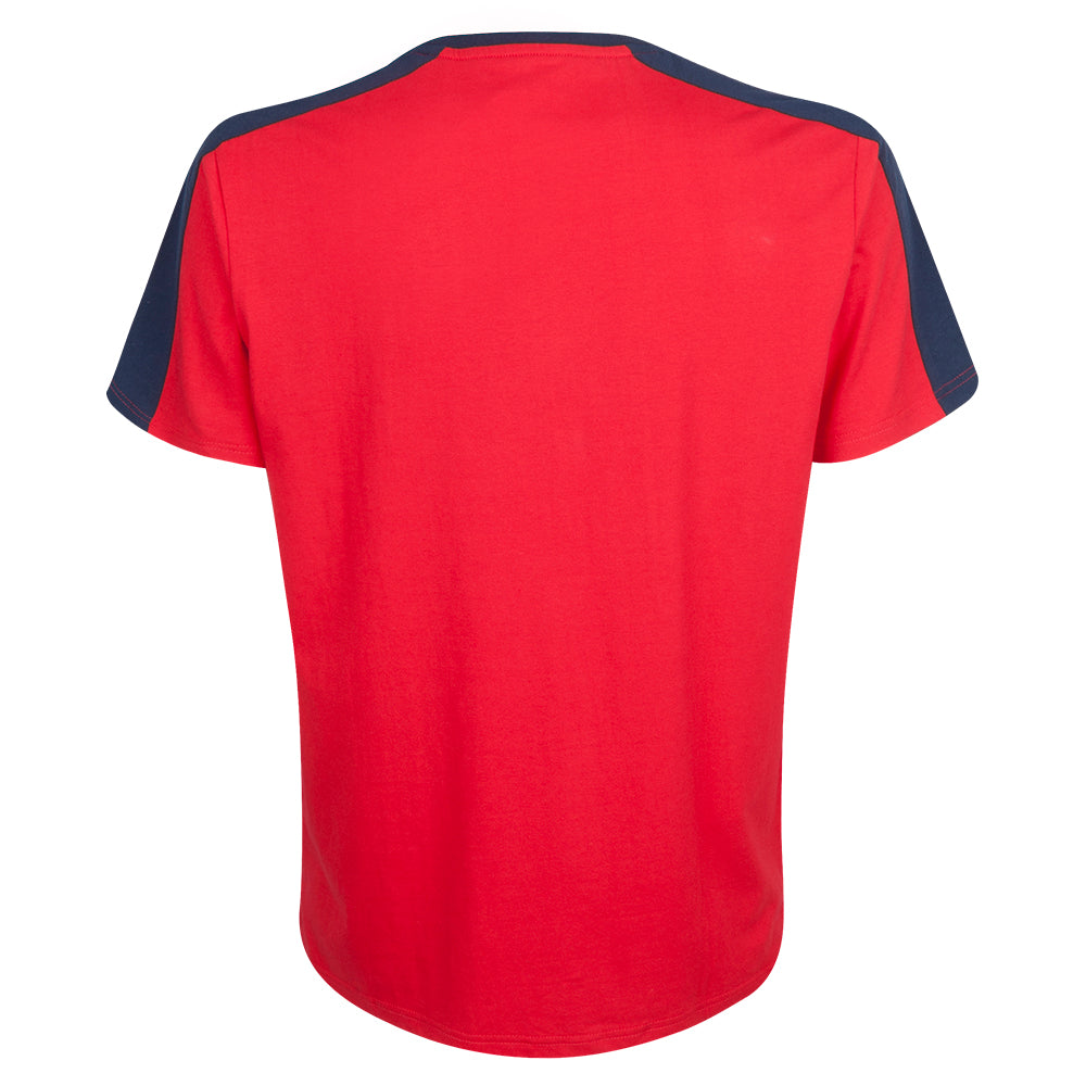Official 2023 Ryder Cup USA Fanwear Men&#39;s Red T-Shirt Back