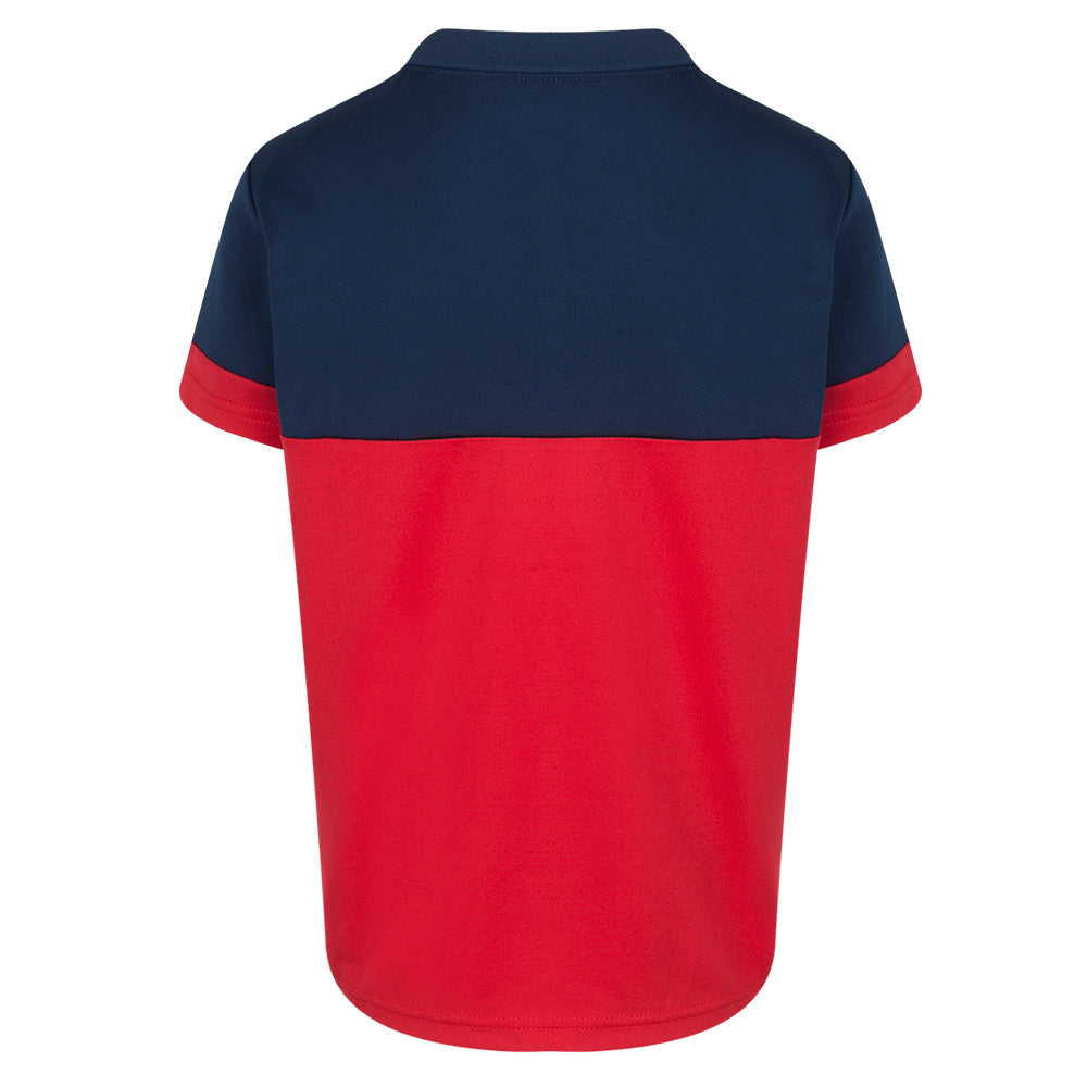 Official 2023 Ryder Cup USA Fanwear Youth Navy/Red Polo Shirt Back