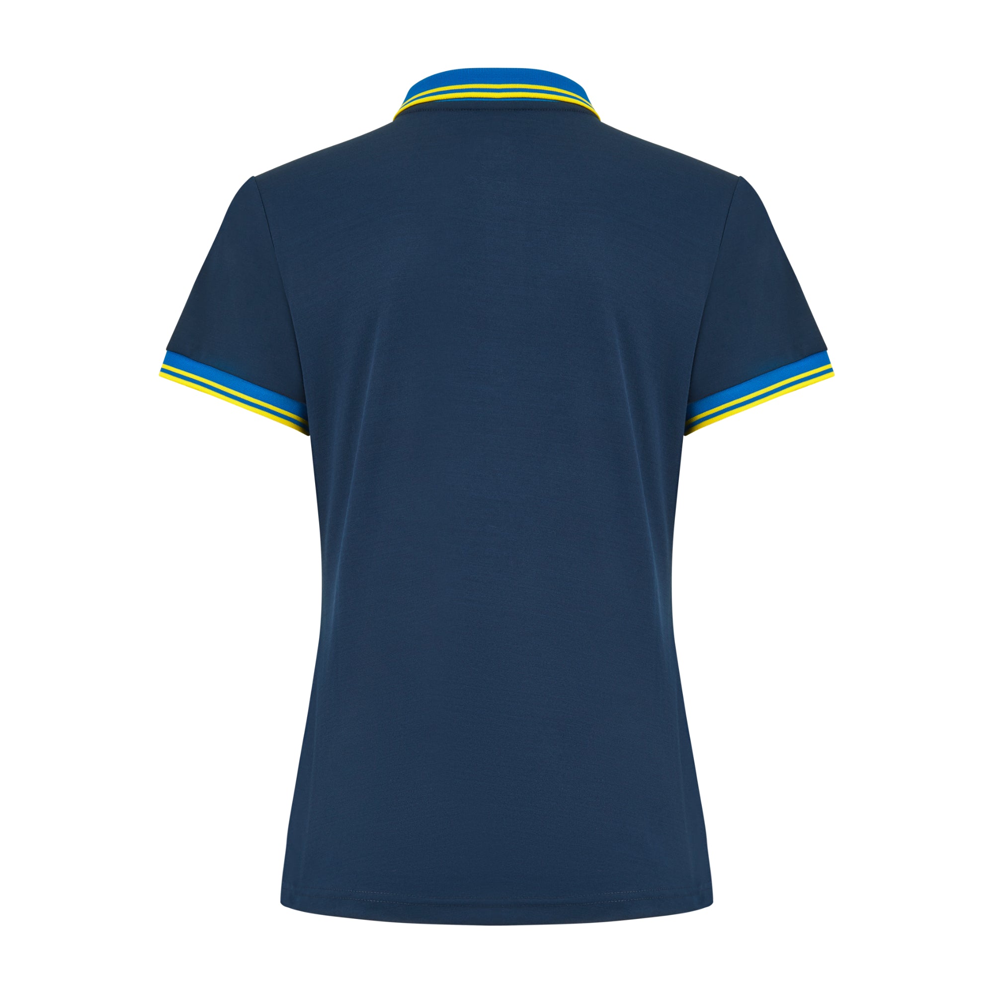 2023 Ryder Cup Official European Fanwear Women's Navy Polo Shirt Front