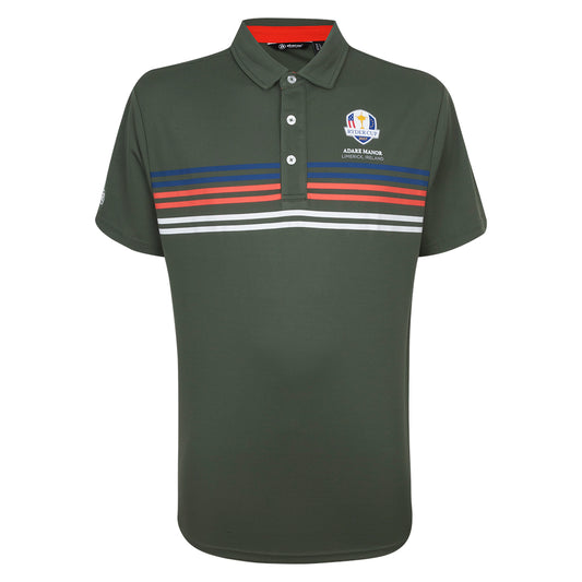 2027 Ryder Cup Abacus Men's Khaki Telford Green Polo Shirt