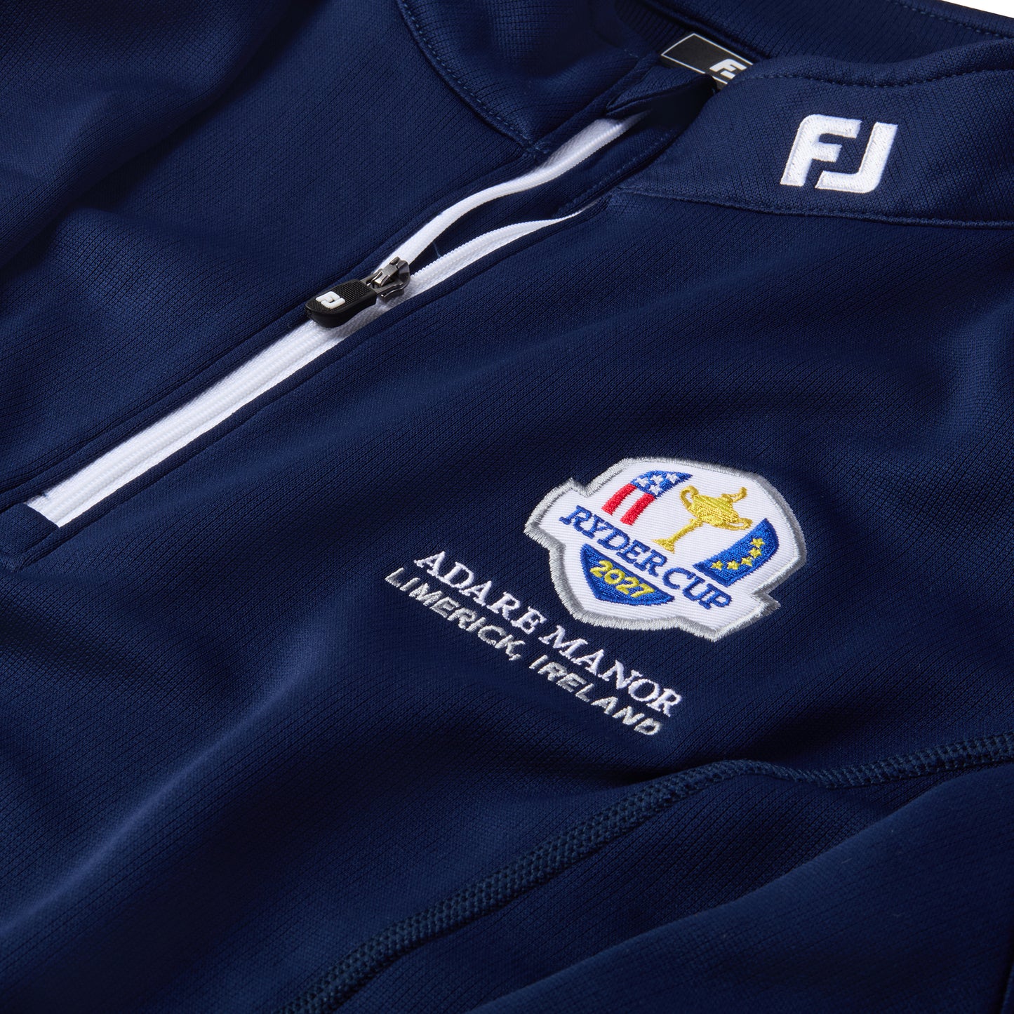 2027 Ryder Cup FootJoy Youth Contrast Zip Mid Layer