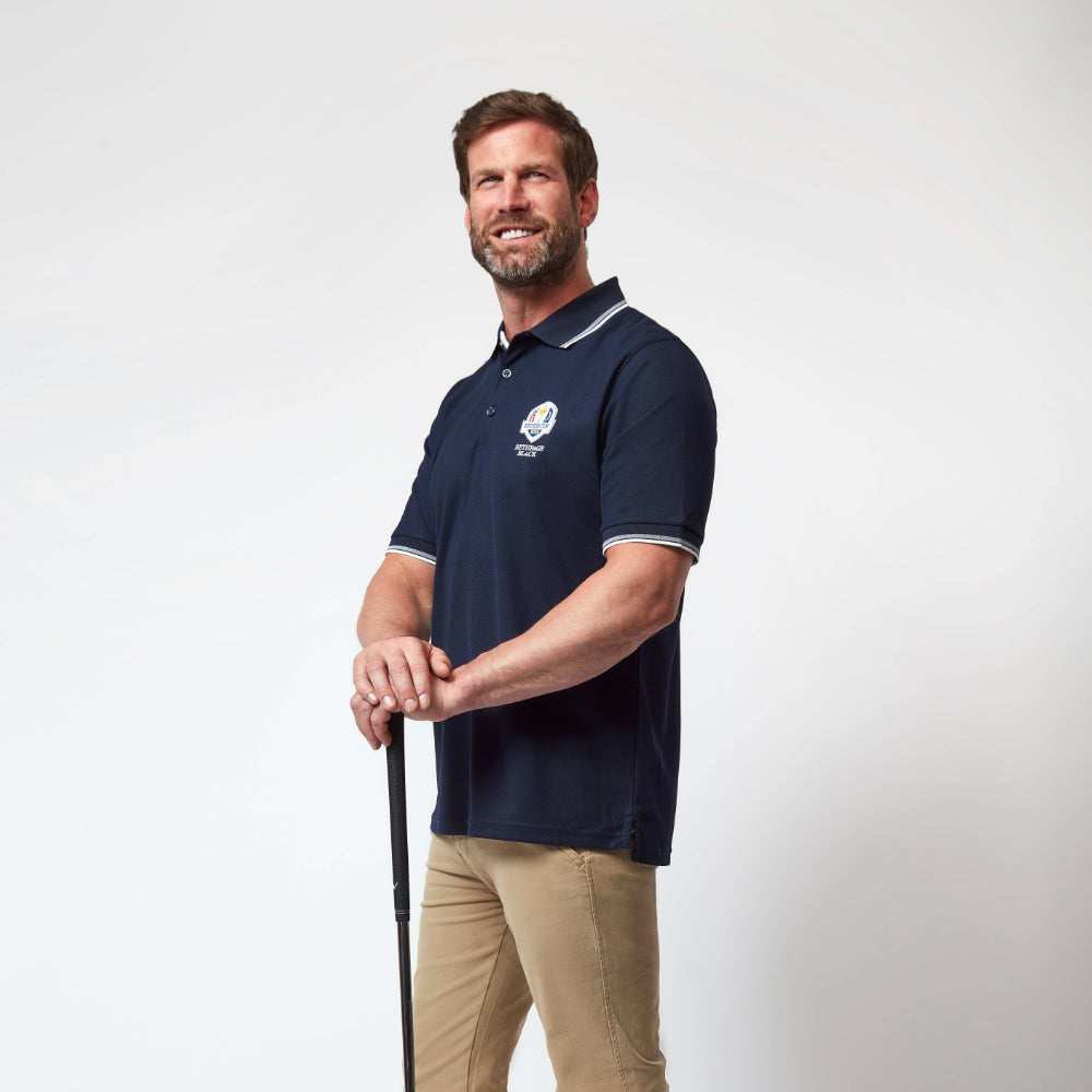2025 Ryder Cup Glenmuir Men's Ethan Navy Polo Model