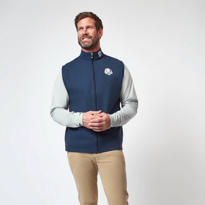 2025 Ryder Cup FootJoy Men's Navy Gilet Model