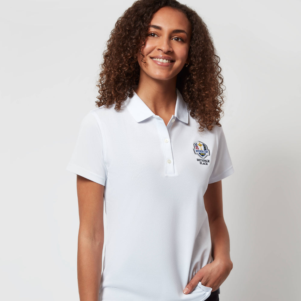 2025 Ryder Cup FootJoy Women's White Polo Model