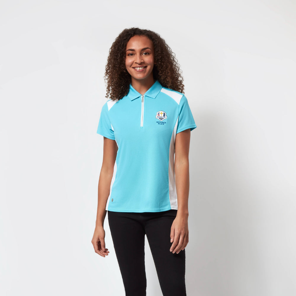 2025 Ryder Cup Glenmuir Women's Sandi Blue Polo Model