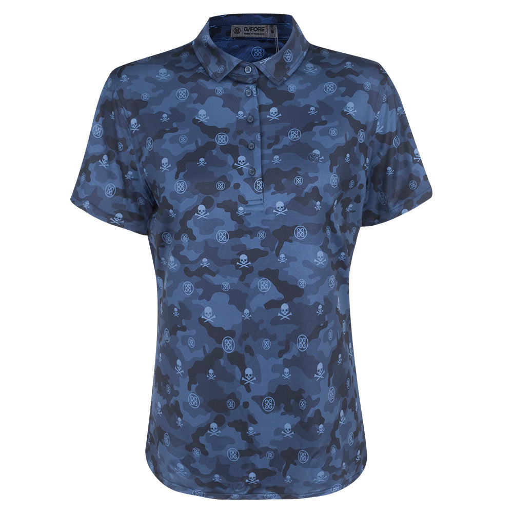 2023 Ryder Cup G/FORE Women&#39;s Camo Polo Shirt - Front