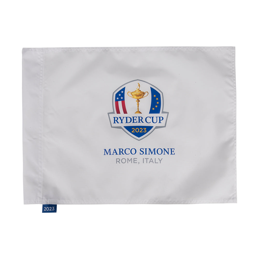 2023 Ryder Cup White Pin Flag Front