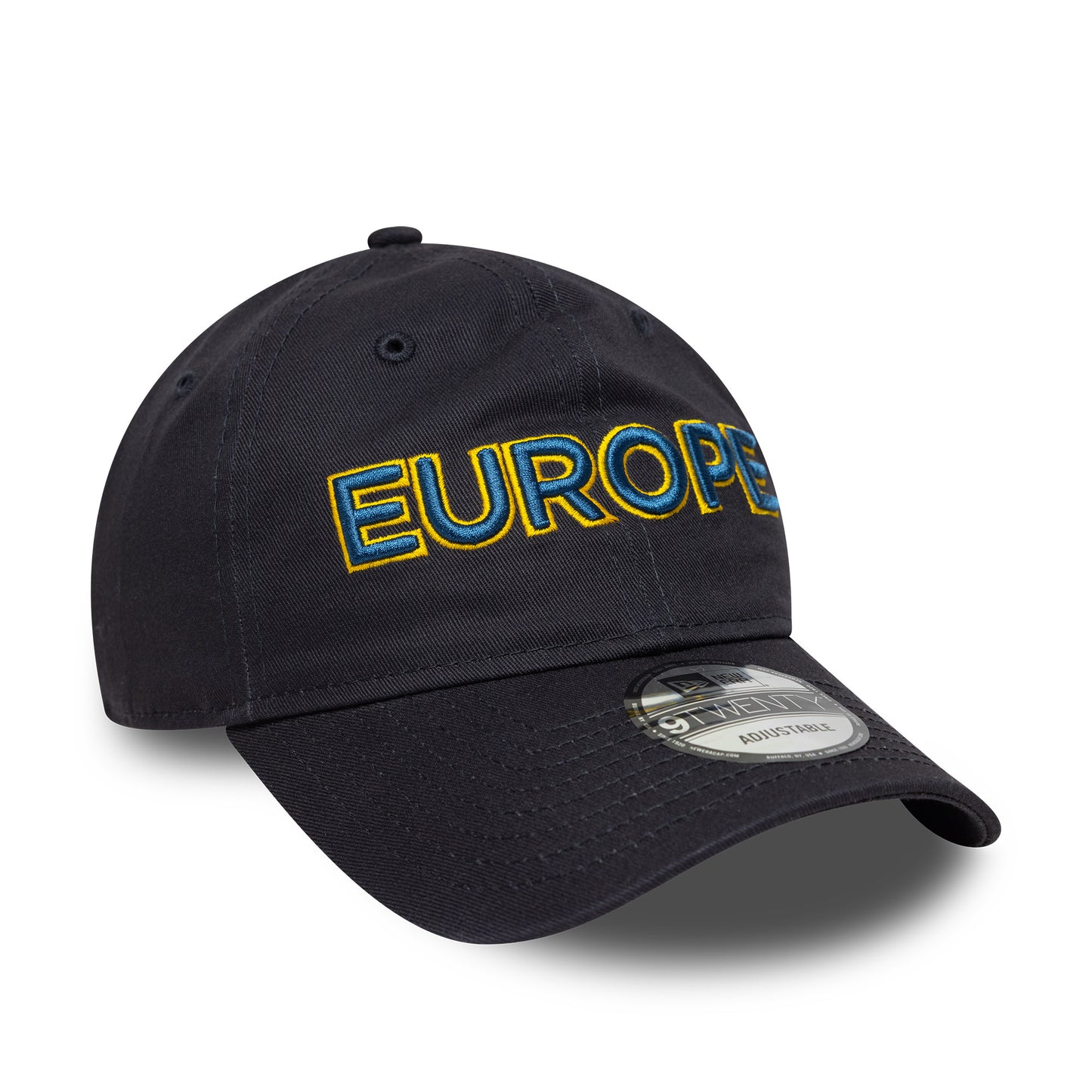 2025 Ryder Cup New Era 9Twenty Europe Wordmark Navy Cap