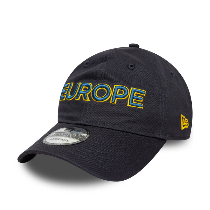2025 Ryder Cup New Era 9Twenty Europe Wordmark Navy Cap