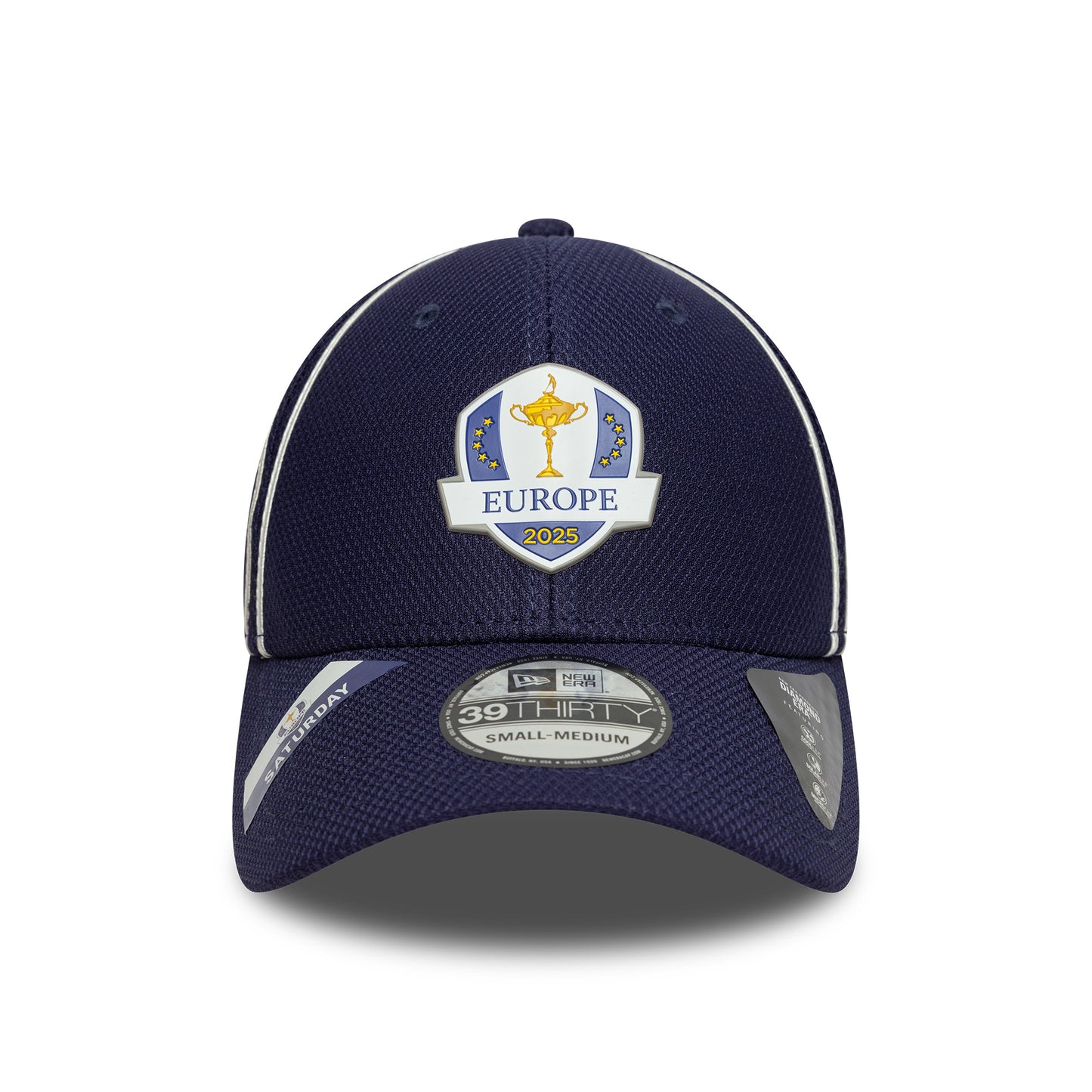 2025 Ryder Cup New Era Europe 39thirty Saturday Navy Cap S/M
