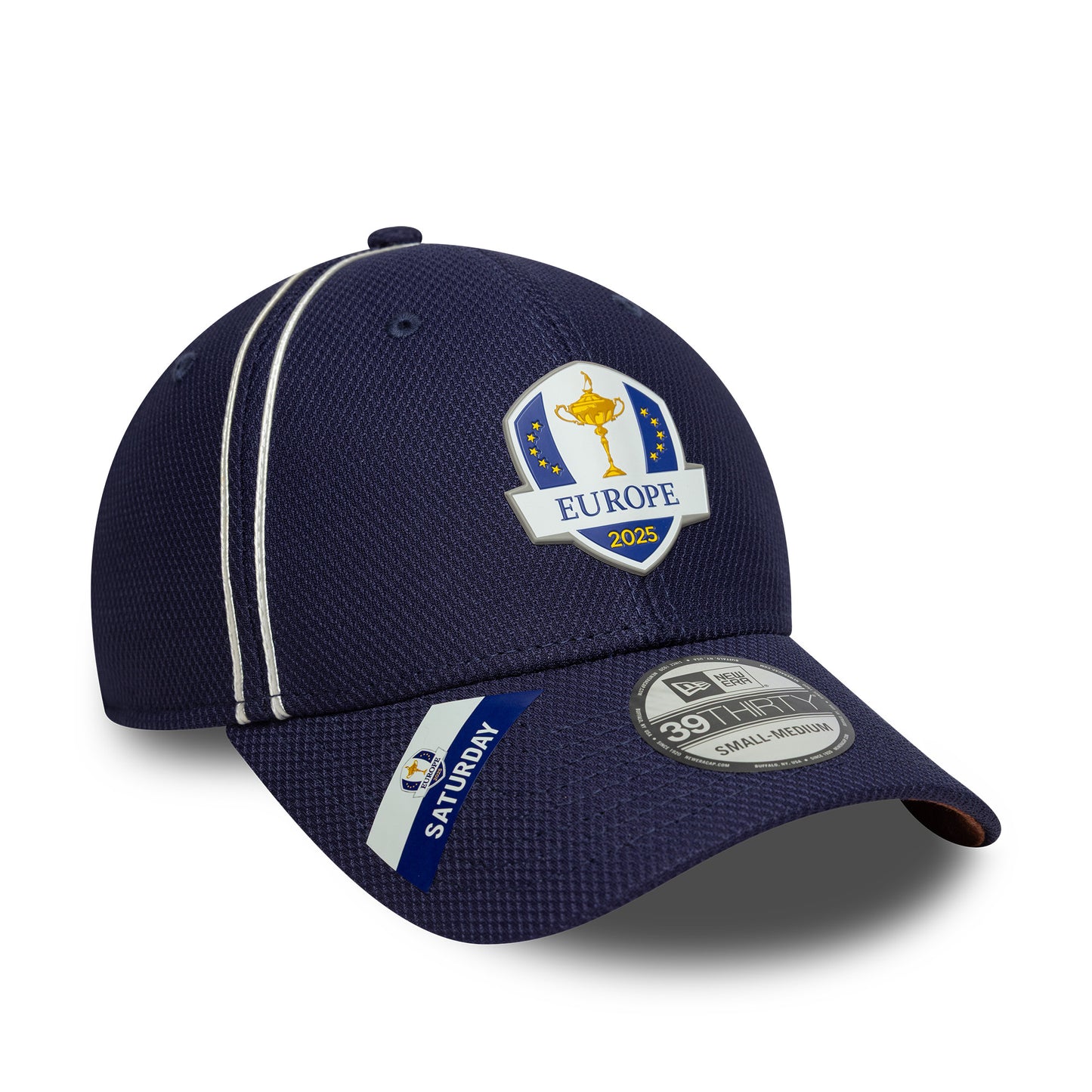2025 Ryder Cup New Era Europe 39thirty Saturday Navy Cap S/M