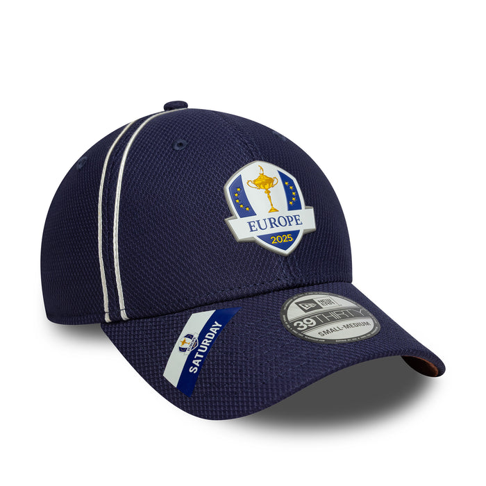 2025 Ryder Cup New Era Europe 39thirty Saturday Navy Cap S/M