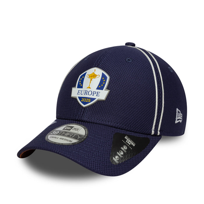 2025 Ryder Cup New Era Europe 39thirty Saturday Navy Cap S/M