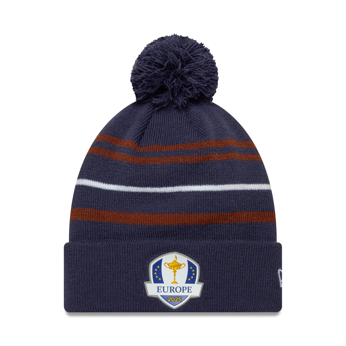 2025 Ryder Cup New Era Europe Saturday Navy Cuff Beanie