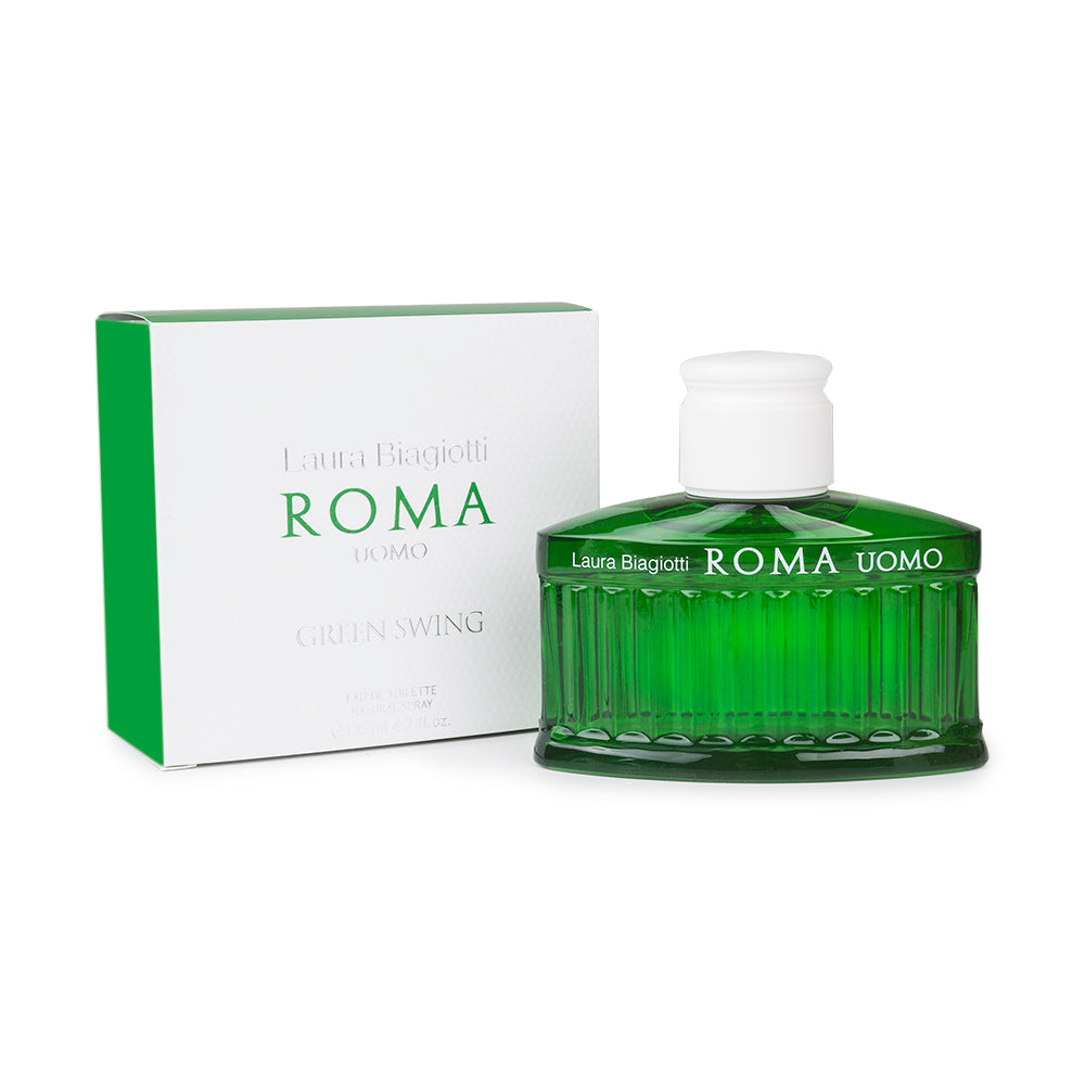 2023 Ryder Cup Laura Biagiotti Men&#39;s Roma Green Swing Fragrance 125ml - Front
