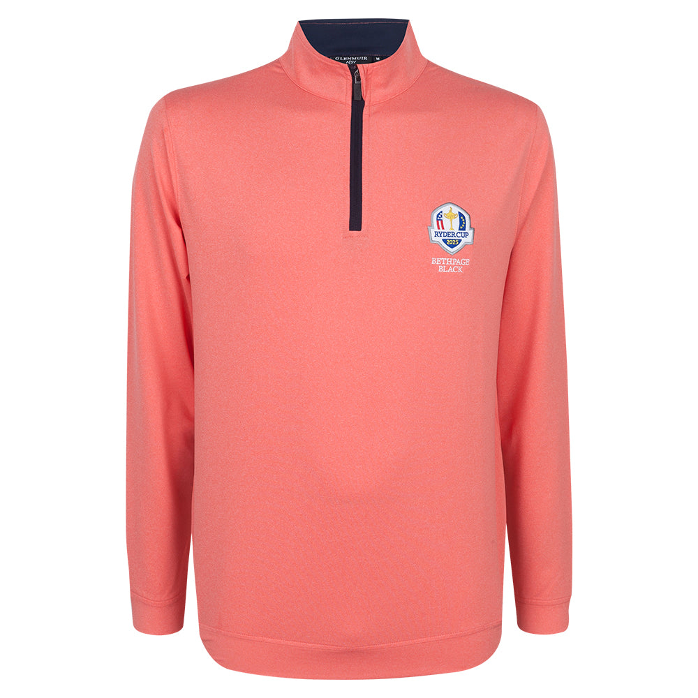 2025 Ryder Cup Glenmuir Men&#39;s Wick Apricot Mid Layer Front