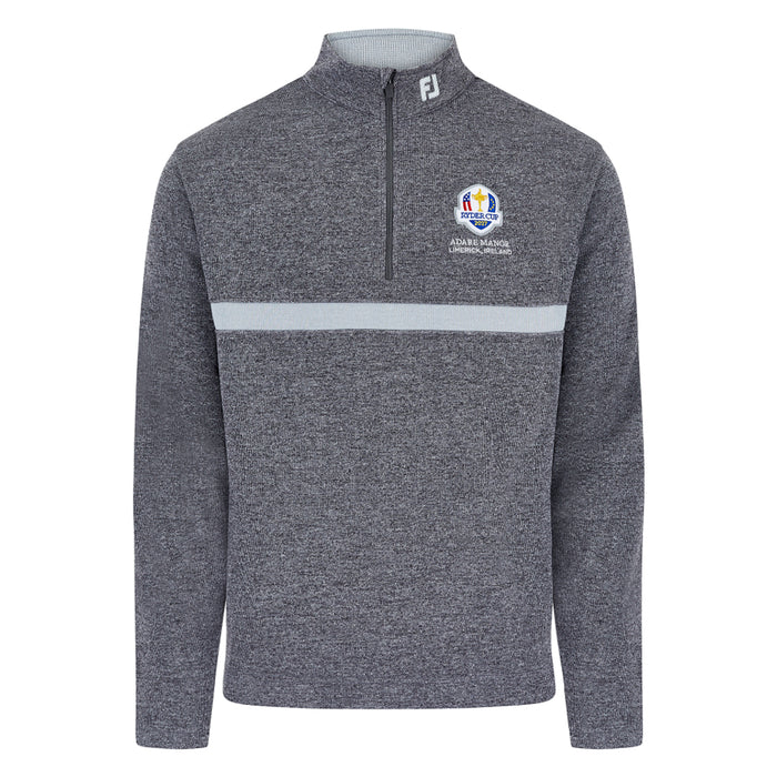 2027 Ryder Cup FootJoy Men's Striped 1/4 Zip Mid Layer