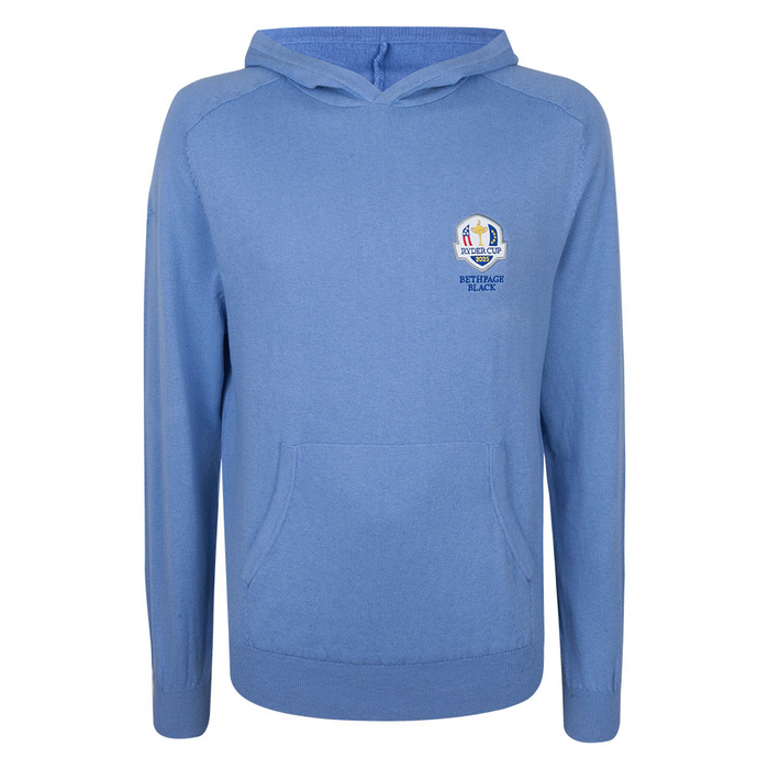 2025 Ryder Cup Glenmuir Men's Blue Crossford Hooded Midlayer