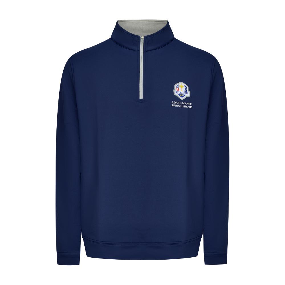2027 Ryder Cup Peter Millar Men's Perth Navy Quarter Zip