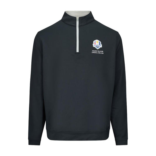 2027 Ryder Cup Peter Millar Men's Perth Black Quarter Zip