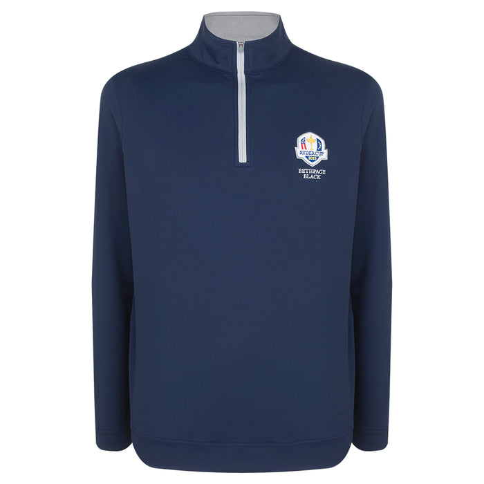 2025 Ryder Cup Peter Millar Men's Navy Perth 1/4 Zip