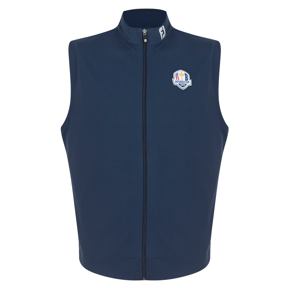 2025 Ryder Cup FootJoy Men's Navy Gilet Front