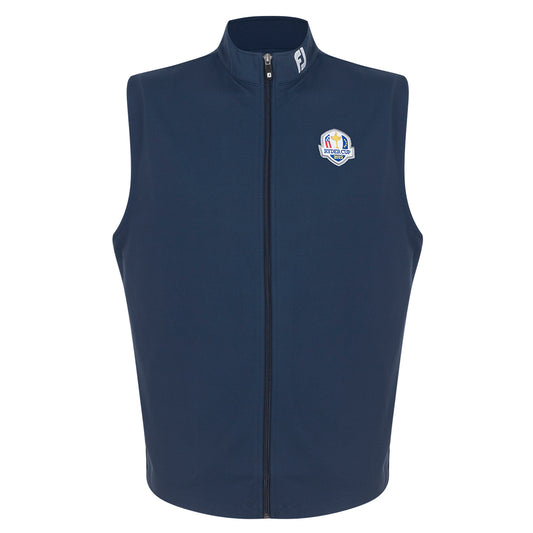 2025 Ryder Cup FootJoy Men's Navy Gilet Front