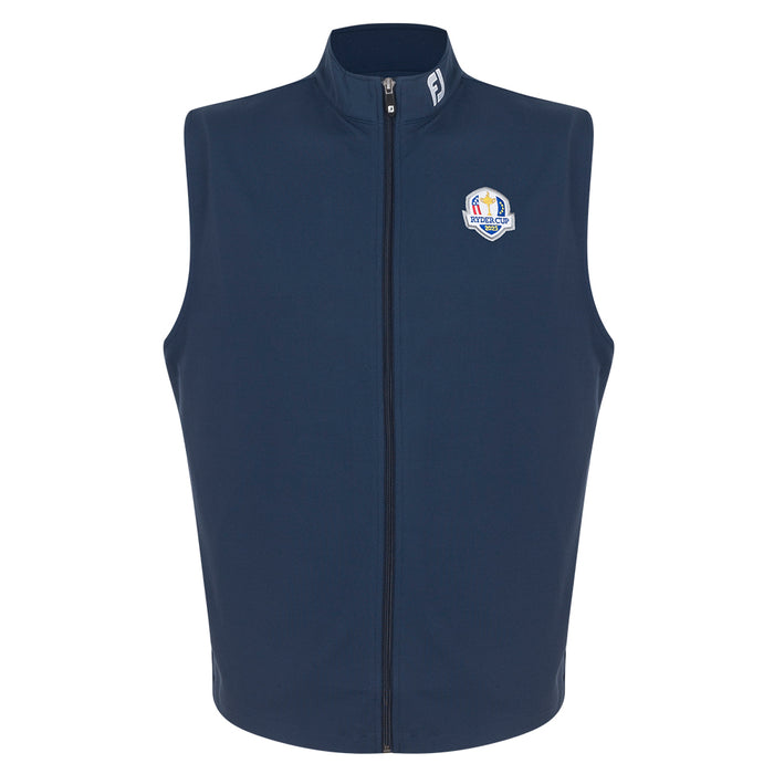 2025 Ryder Cup FootJoy Men's Navy Gilet Front