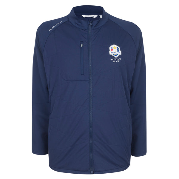 2025 Ryder Cup Peter Millar Men's Navy Hybrid Jacket The Official