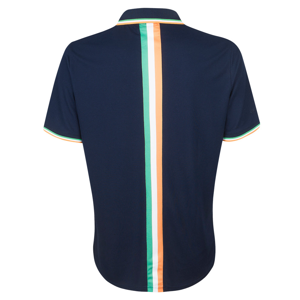 2027 Ryder Cup Glenmuir Men's Navy Irish Flag Tipped Polo Shirt