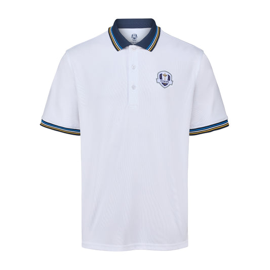 2025 Ryder Cup Fanwear Men's Tipped Collar Polo Shirt