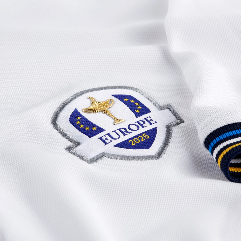 2025 Ryder Cup Fanwear Men's Tipped Collar Polo Shirt