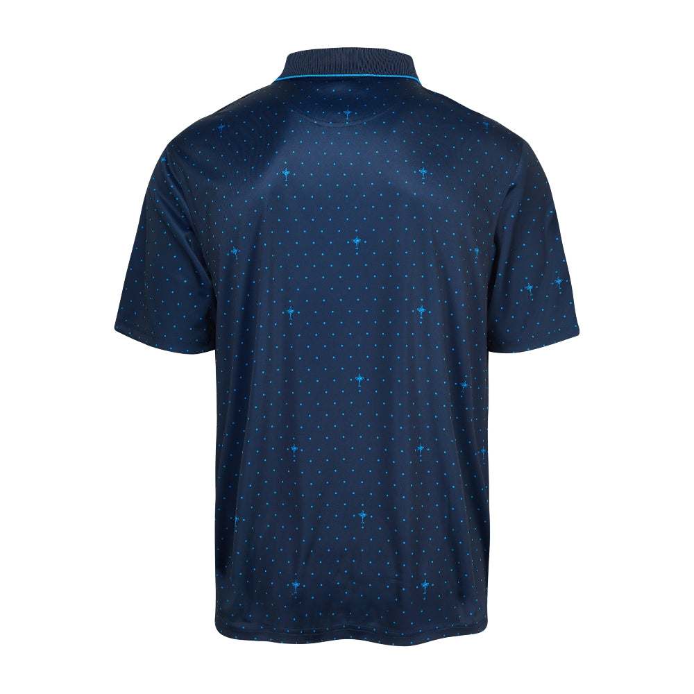2025 Ryder Cup Fanwear Men's Trophy Print Polo Shirt