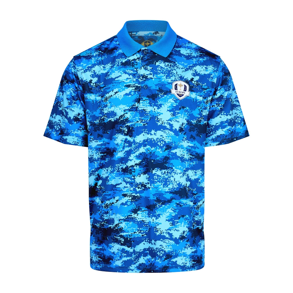 2025 Ryder Cup Fanwear Men's Camo Polo Shirt