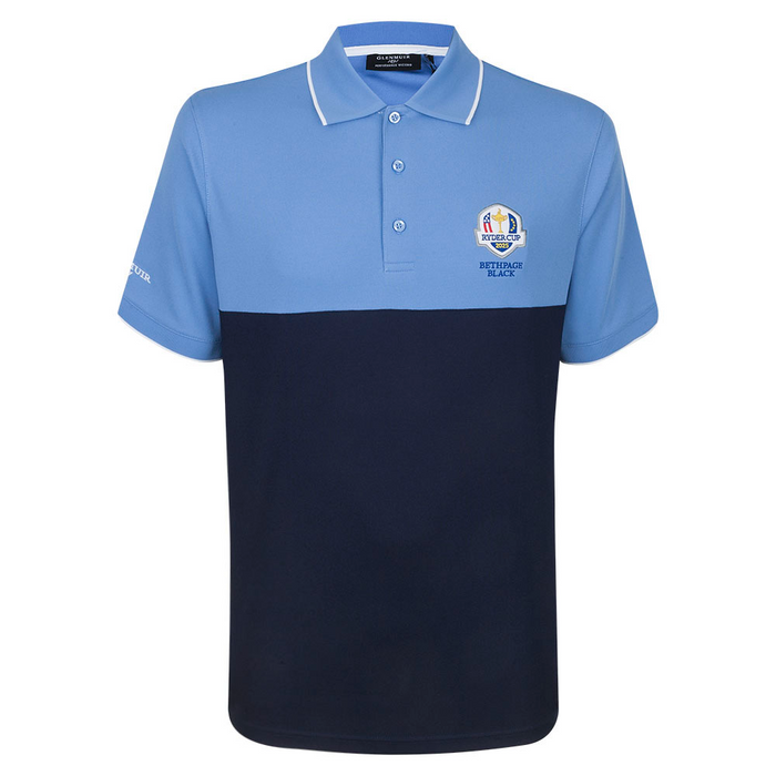 2025 Ryder Cup Glenmuir Men's Kintyre Colour Block Polo Shirt