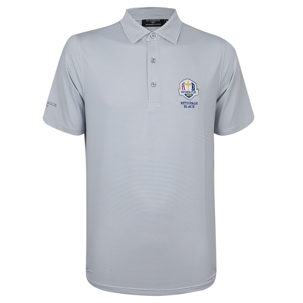 2025 Ryder Cup Glenmuir Men's Stripe Torrance Polo Shirt