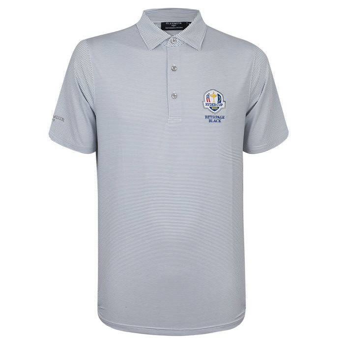 2025 Ryder Cup Glenmuir Men's Stripe Torrance Polo Shirt
