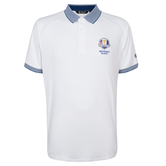 2025 Ryder Cup Abacus Men's Hanbury White Polo Shirt