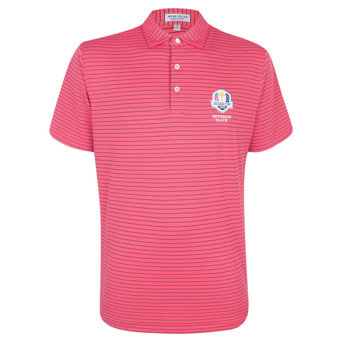 2025 Ryder Cup Peter Millar Men's Winston Stripe Polo Shirt