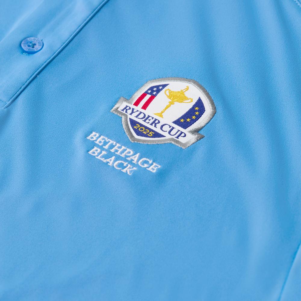 2025 Ryder Cup Abacus Men's Hammel Blue Polo Shirt