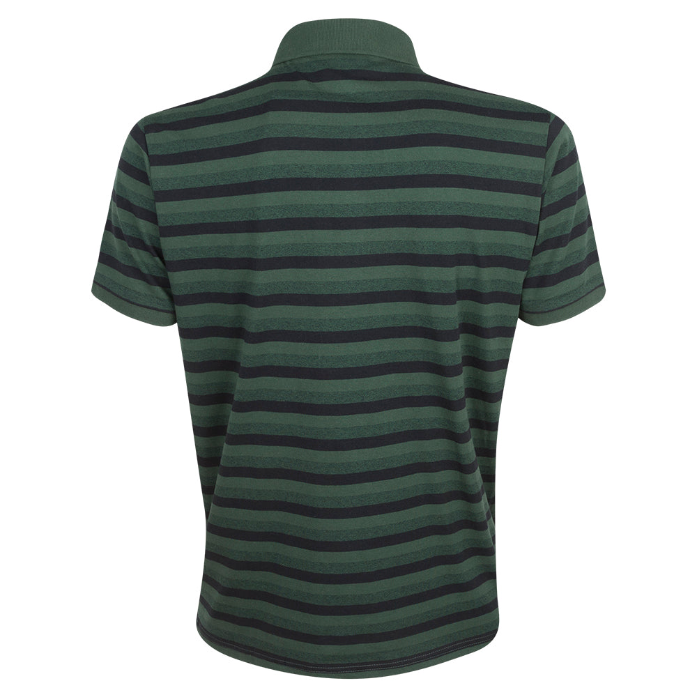 2023 Ryder Cup Men&#39;s Trophy Green Block Striped Polo Shirt Back