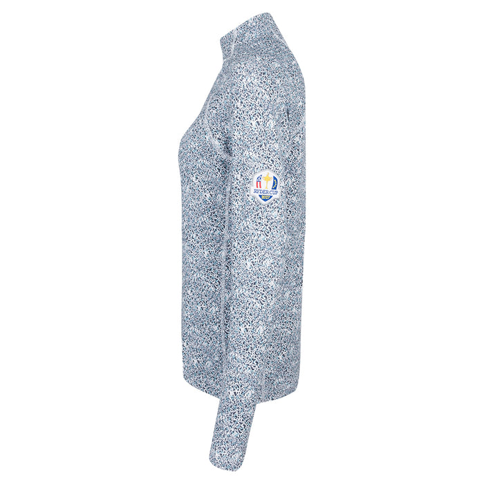 2027 Ryder Cup Peter Millar Women's Pattern 1/4 Zip Mid Layer