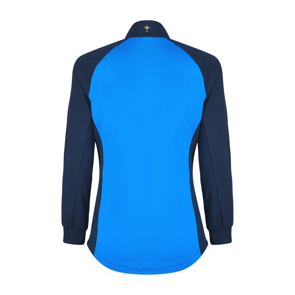 2025 Ryder Cup Fanwear Women's Royal Blue 1/4 Zip Midlayer