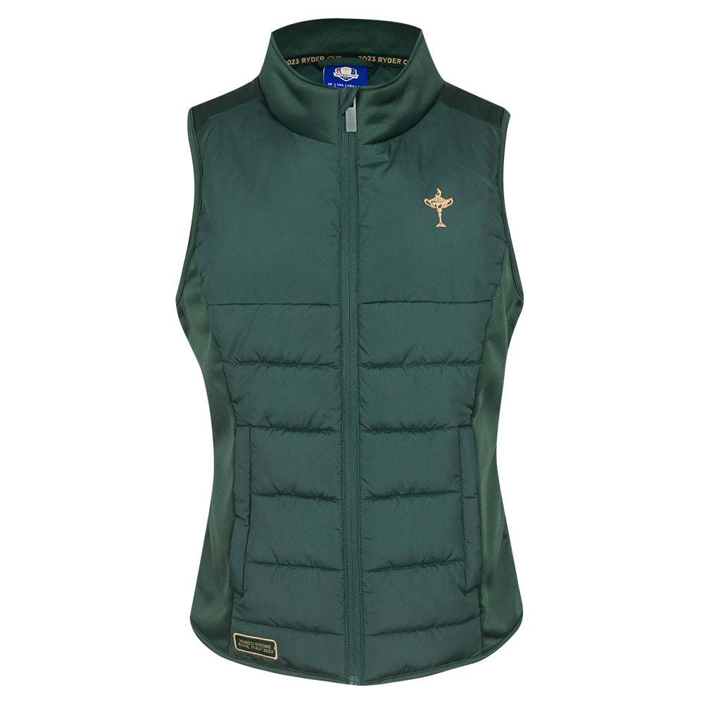 2023 Ryder Cup Women&#39;s Trophy Green Gilet Front