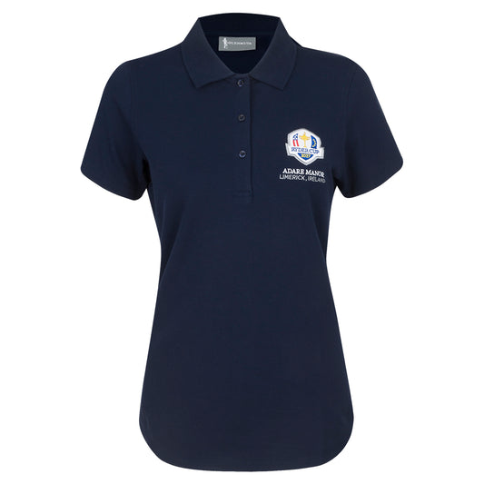 2027 Ryder Cup Glenmuir Women's Navy Polo Shirt