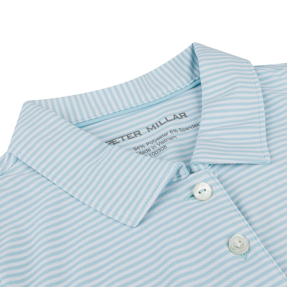 2027 Ryder Cup Peter Millar Women's Micro Striped Sleeveless Polo Shirt